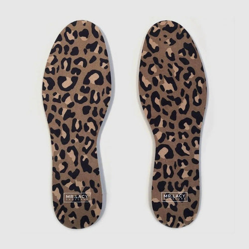 Mr. Lacy Insole Pack Leopard - זוג רפידות איכותיות בצבע מנומר חום