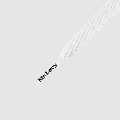 Smallies White- זוג שרוכים קצרים בצבע לבן 90 ס״מ