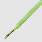 Pastel Green - זוג שרוכים שטוחים בצבע ירוק פסטל