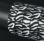 זוג שרוכים עם ההדפס זברה שחור לבן - Printies Zebra