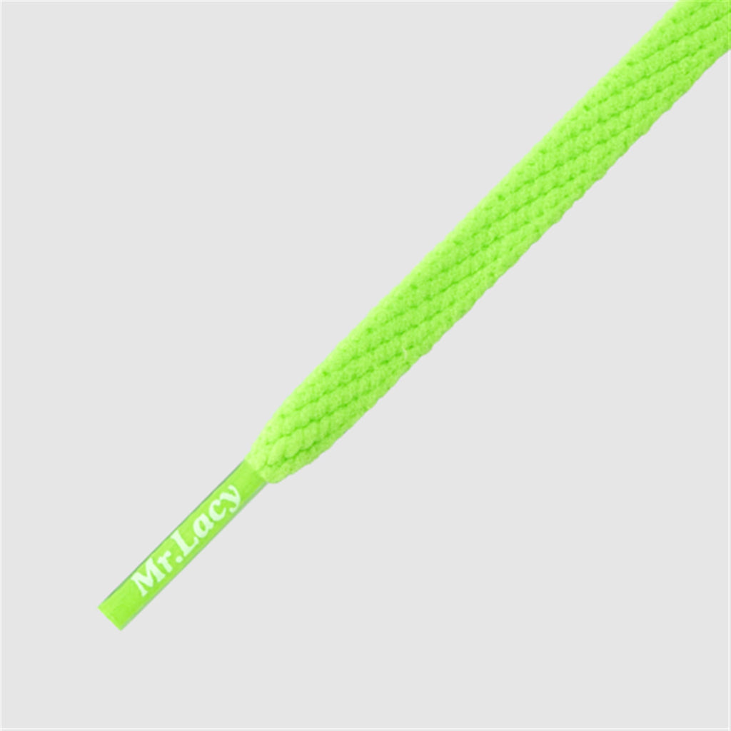 Skinnies Neon Green- זוג שרוכים צרים בצבע ירוק ניאון 120 ס״מ