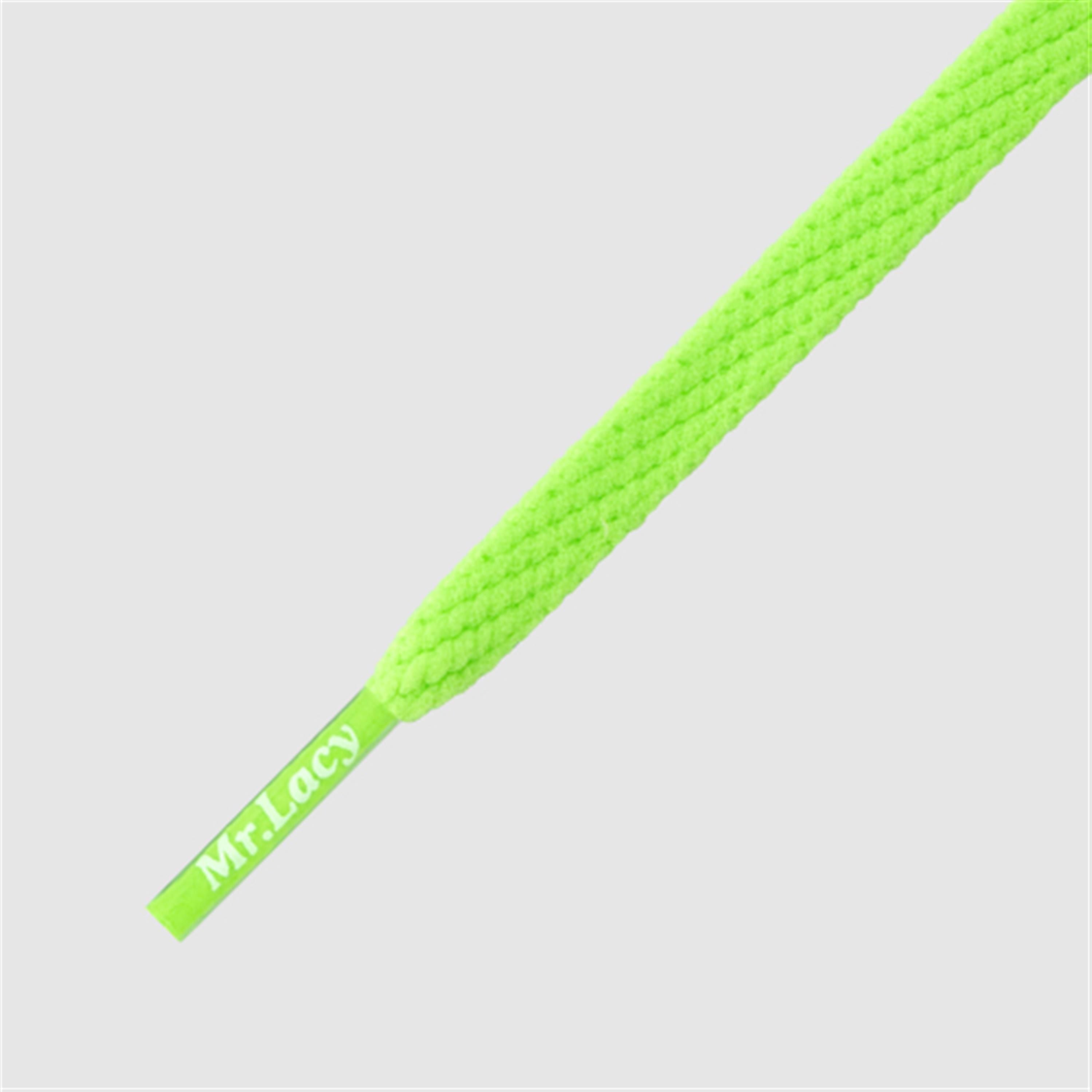 Skinnies Neon Green- זוג שרוכים צרים בצבע ירוק ניאון 120 ס״מ