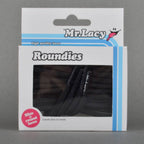 שרוכים עגולים בצבע שחור 150 ס״מ - Roundies Black 1