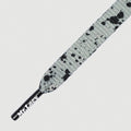 Printies Cement Grey / Black - זוג שרוכים עם הדפס בצבע אפור שחור