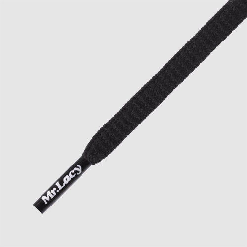 Runnies Hydrophobic Black -זוג שרוכים לריצה בצבע שחור עם ציפוי הידרופובי