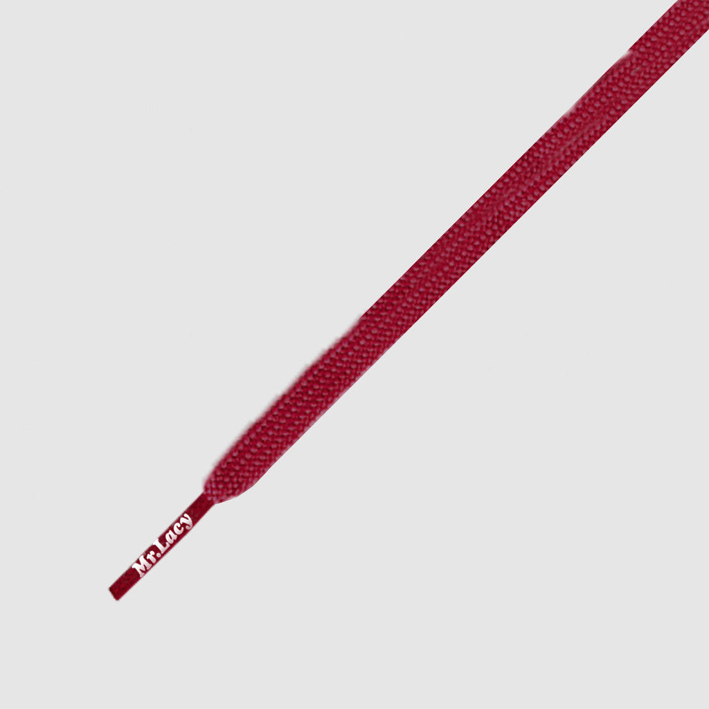 80 Runnies burgundy- זוג שרוכים שטוחים לנעלי ספורט בצבע שחור 80 סמ
