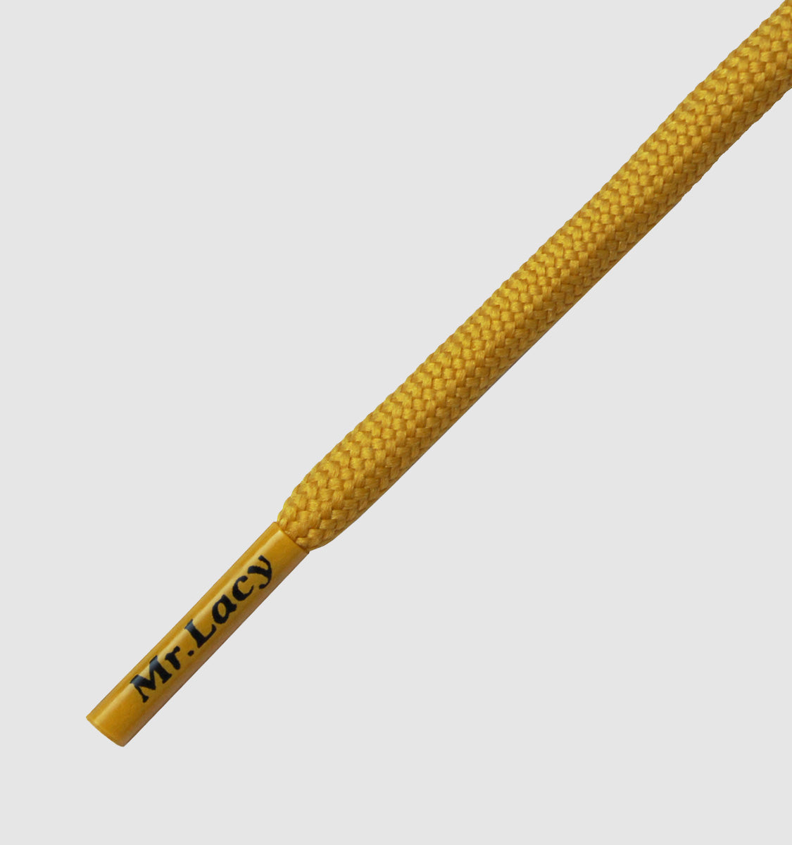 Hillies DM Deep Yellow 140 - שרוכים עגולים מותאמים לנעלי דר מרטינס בצבע צהוב חרדל