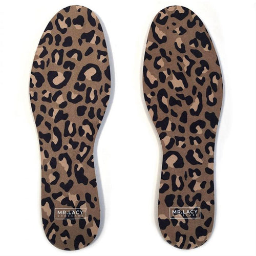 Mr. Lacy Insole Pack Leopard - זוג רפידות איכותיות בצבע מנומר חום