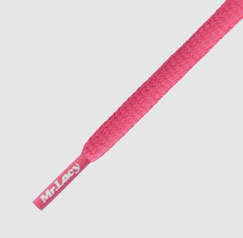 Runnies Hydrophobic Neon Pink -זוג שרוכים לריצה בצבע ורוד ניאון עם ציפוי הידרופובי