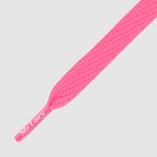 Flatties Neon Pink-זוג שרוכים שטוחים בצבע ורוד ניאון 130 ס״מ