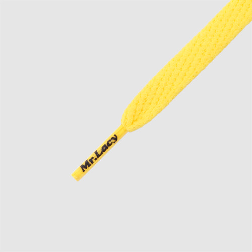 Smallies Yellow- זוג שרוכים קצרים בצבע צהוב 90 ס״מ