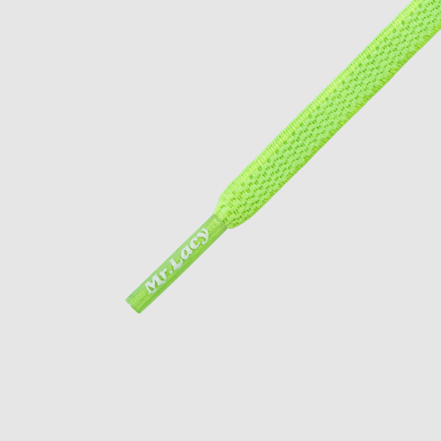 90 Flexies Neon Green- זוג שרוכים אלסטיים בצבע ירוק ניאון