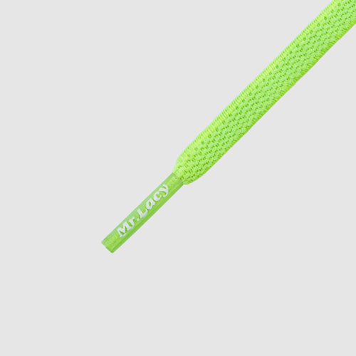 90 Flexies Neon Green- זוג שרוכים אלסטיים בצבע ירוק ניאון