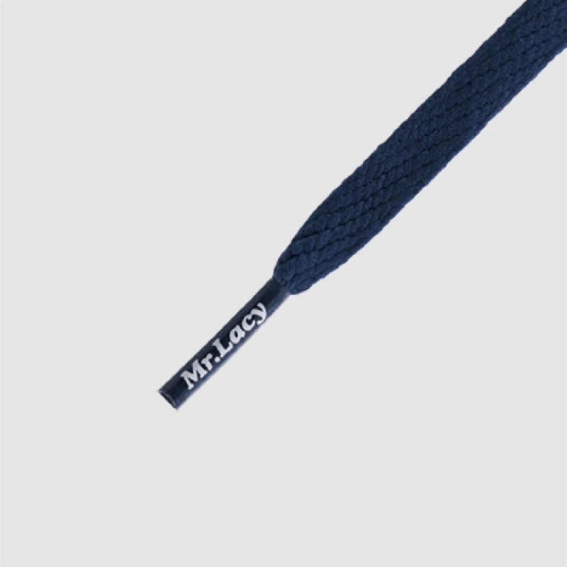 Smallies Navy - זוג שרוכים קצרים בצבע כחול נייבי 90 ס״מ