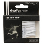 שרוכים עגולים צרים לנעלי כדורגל בצבע לבן - Goalies