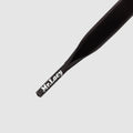 Velvies Black - זוג שרוכי קטיפה בצבע שחור 100 ס״מ
