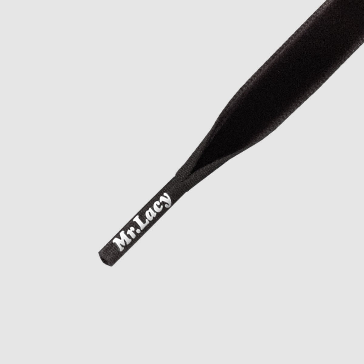 Velvies Black - זוג שרוכי קטיפה בצבע שחור 100 ס״מ
