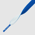 Clubbies Royal Blue/White - זוג שרוכים שטוחים בשני צבעים כחול לבן