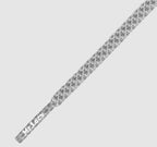 Ropies White Grey- זוג שרוכים חבל עגול אפור לבן