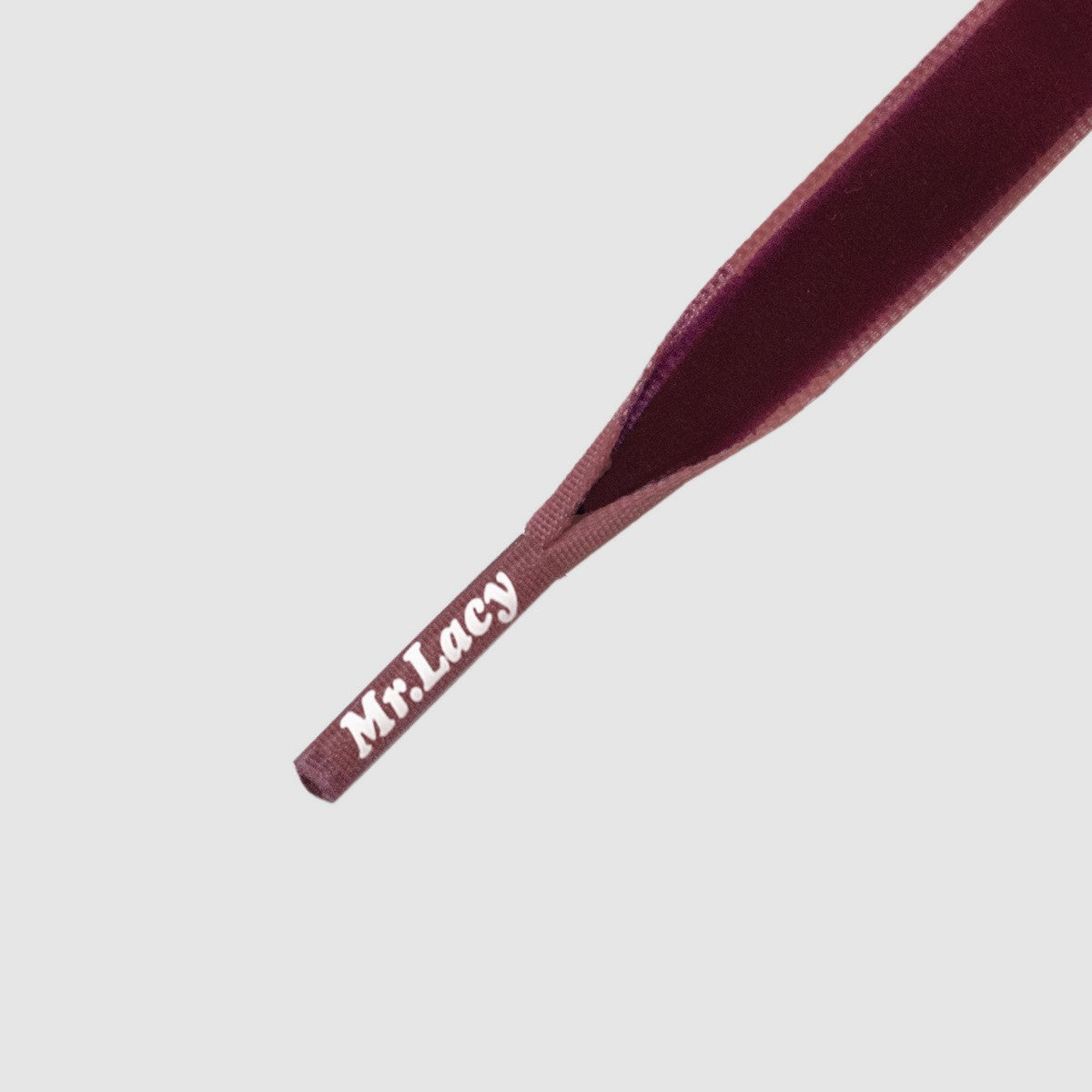 זוג שרוכי קטיפה בצבע אדום 100 ס״מ - Velvies Red, Mr.Lacy