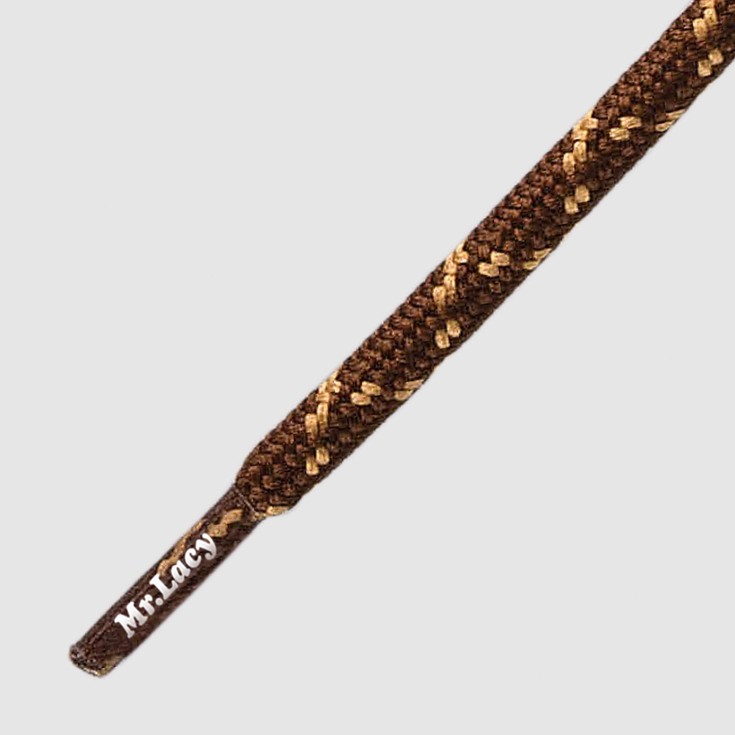 180 Hikies Round Dark Brown/Light Brown- זוג שרוכים עגולים בצבע חום כהה עם חום בהיר