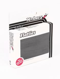זוג שרוכים שטוחים בצבע שחור 130 ס״מ - Flatties Bla