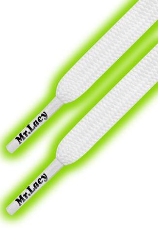 Glow In The Dark Green- זוג שרוכים זוהרים בלילה בצבע ירוק 120 ס״מ