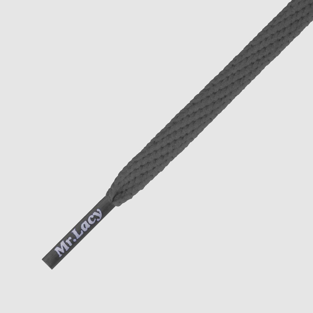 Skinnies Dark Grey- זוג שרוכים צרים בצבע אפור כהה 120 ס״מ