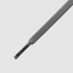 90 Flexies Dark Grey - זוג שרוכים אלסטיים בצבע אפור כהה