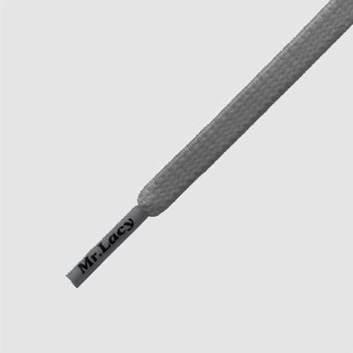 90 Flexies Dark Grey - זוג שרוכים אלסטיים בצבע אפור כהה