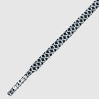זוג שרוכים חבל עגול שחור לבן - Ropies Black White, Mr.Lacy